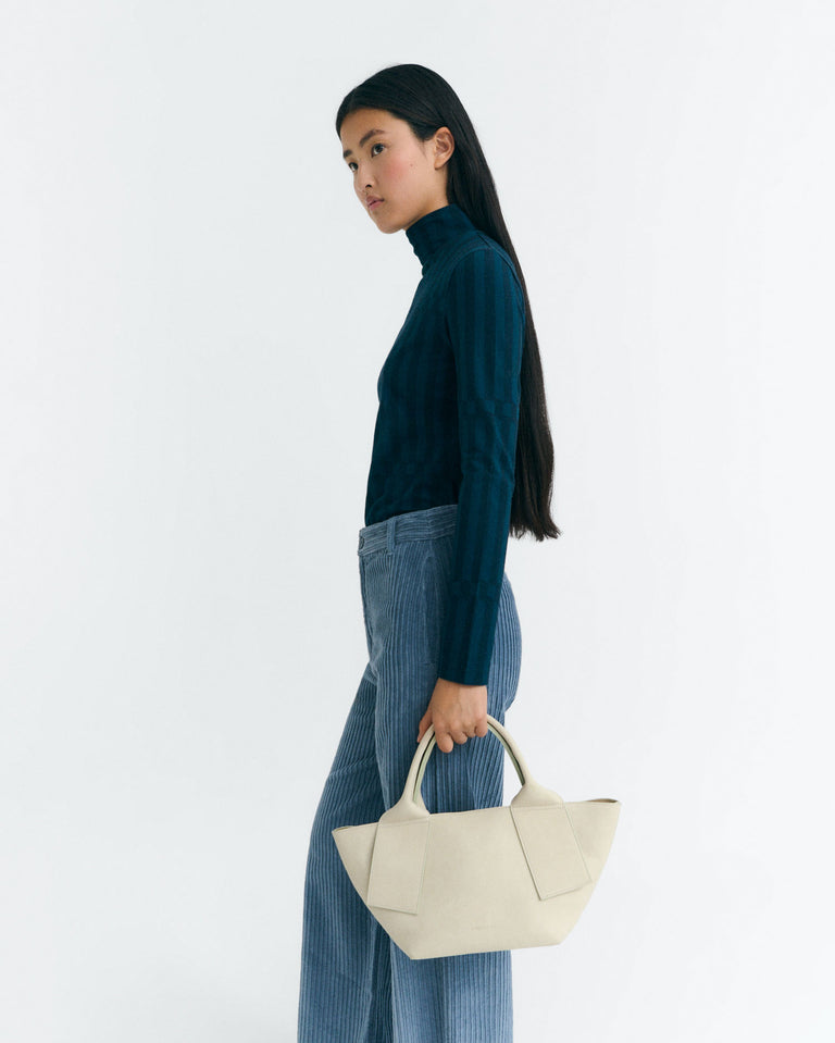 Top rayas azul esque Ellen sostenible - 3