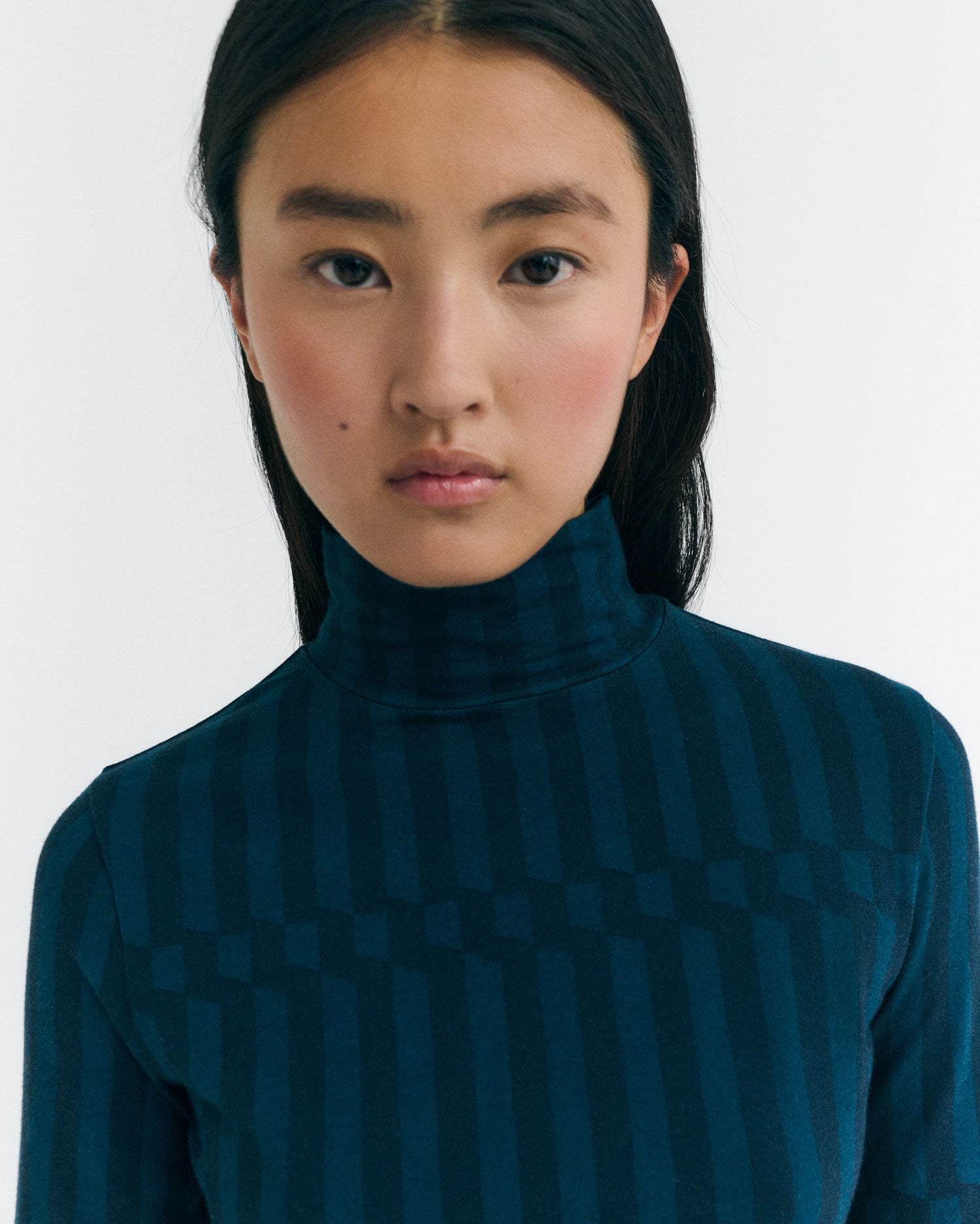 Top rayas azul esque Ellen sostenible - 4