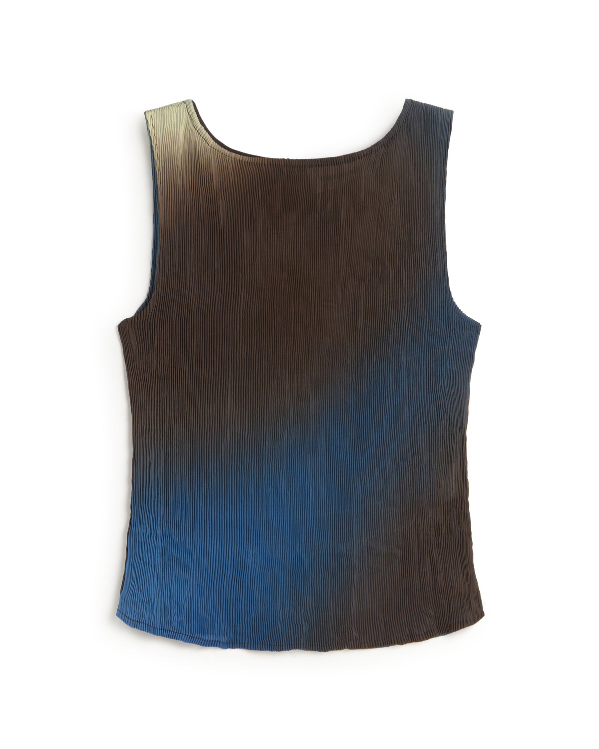 Top plisado marrón glass Dora sostenible silueta - 1