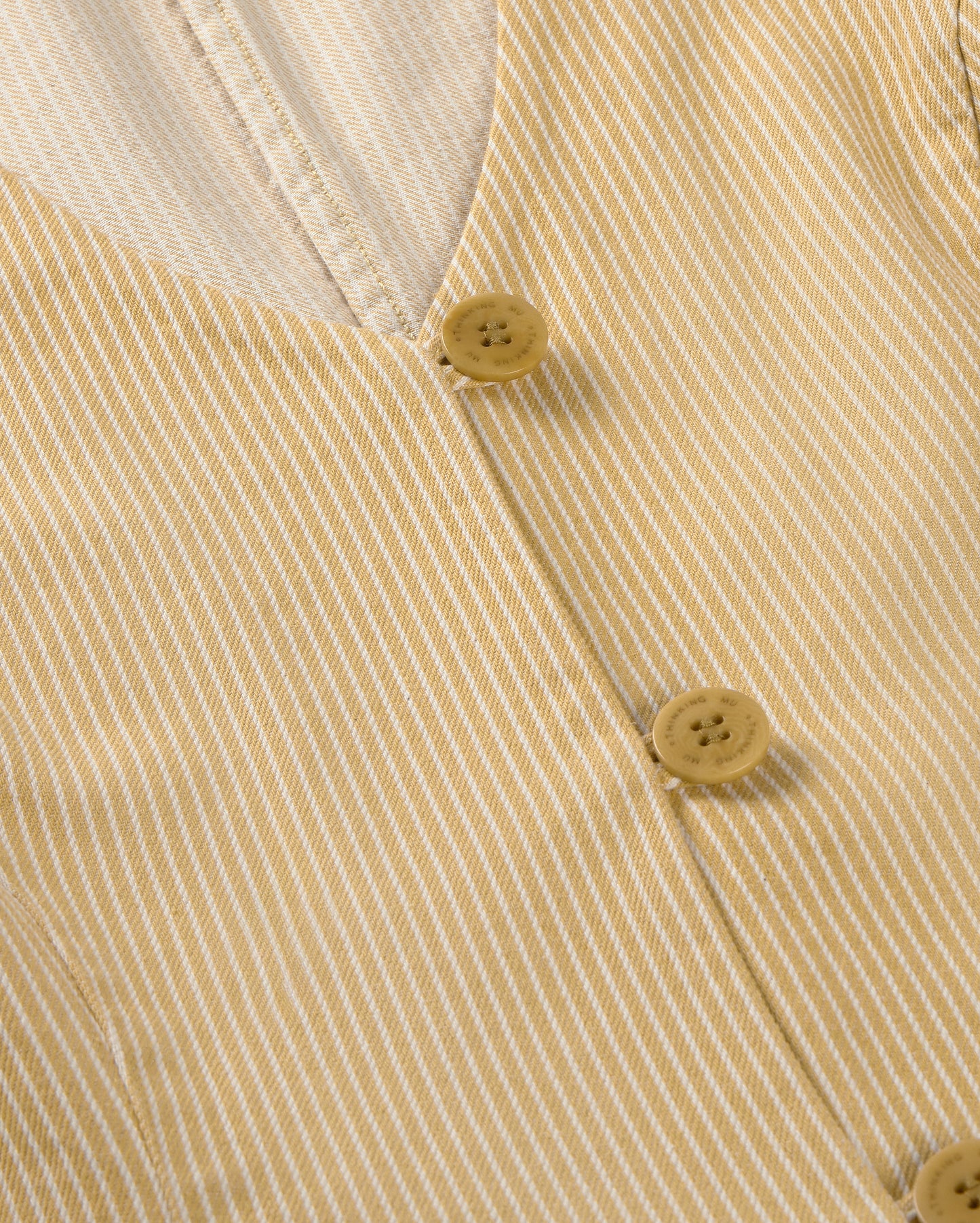 Chaleco rayas amarillo Alisa sostenible silueta - 2