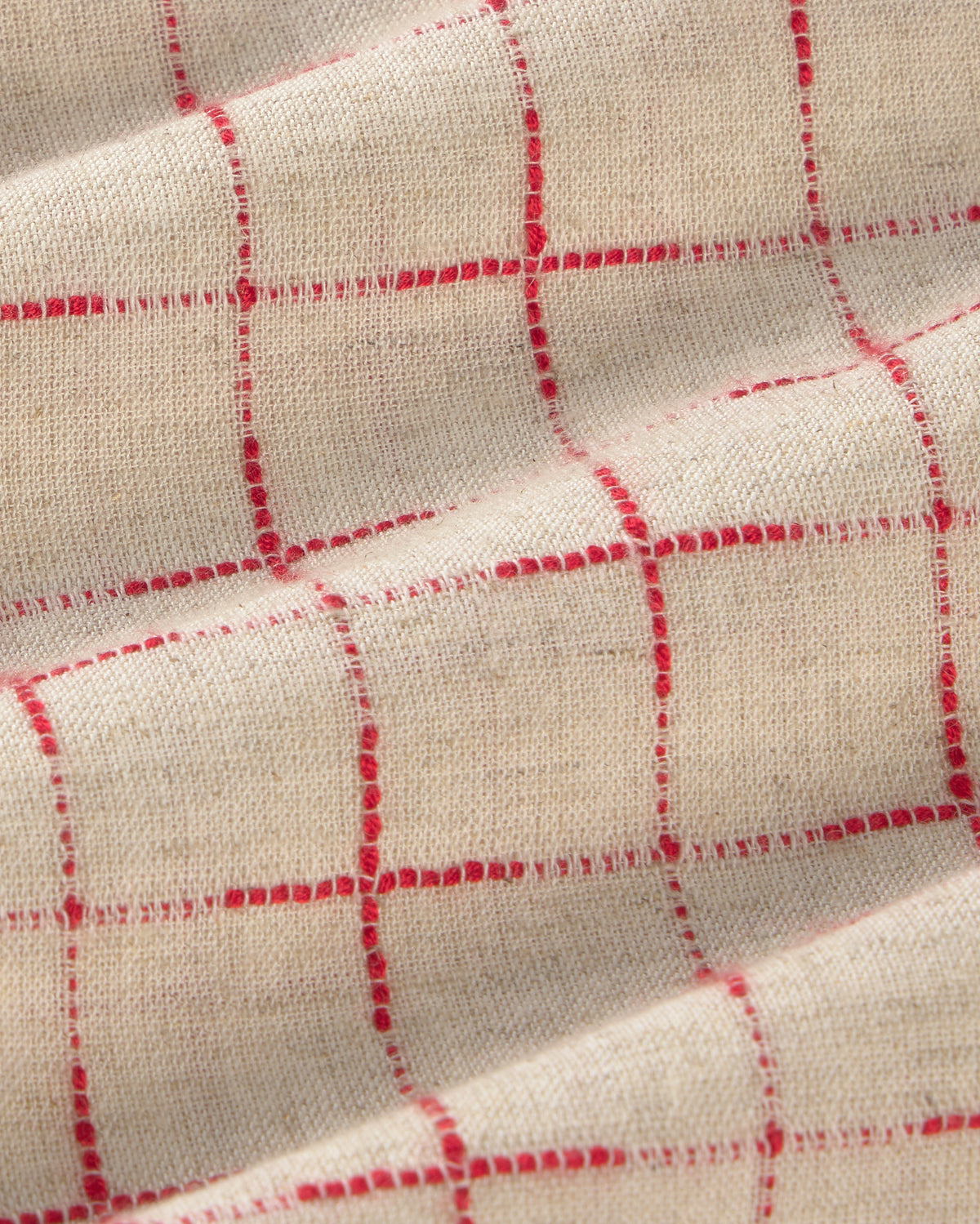 Top estampado cuadros lattice Raida sostenible silueta - 2