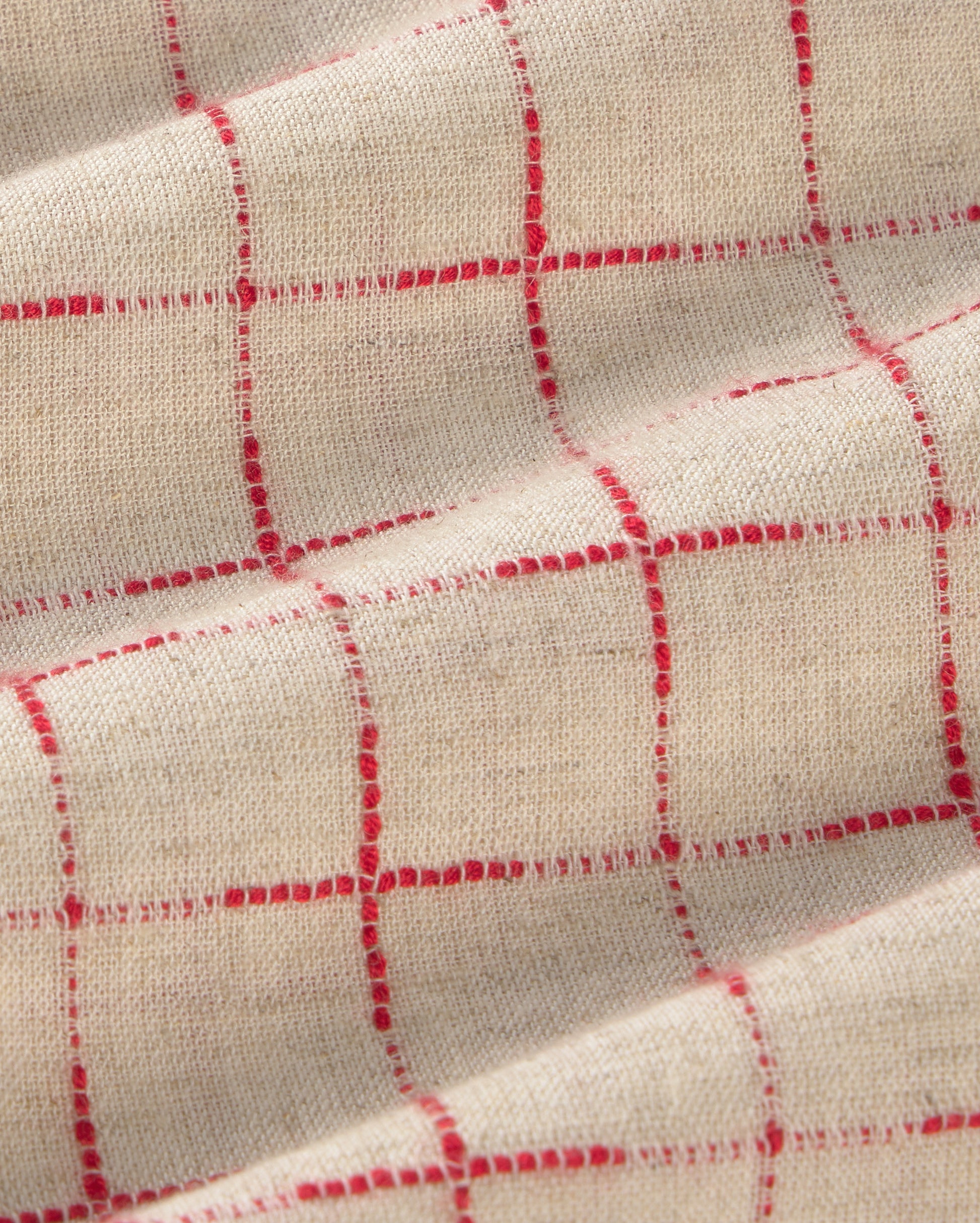 Top estampado cuadros lattice Raida sostenible silueta - 2