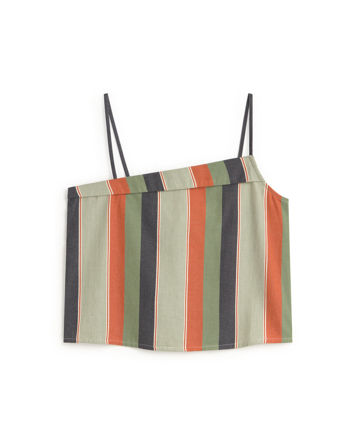 Top estampado rayas multicolor Raida sostenible silueta - 1