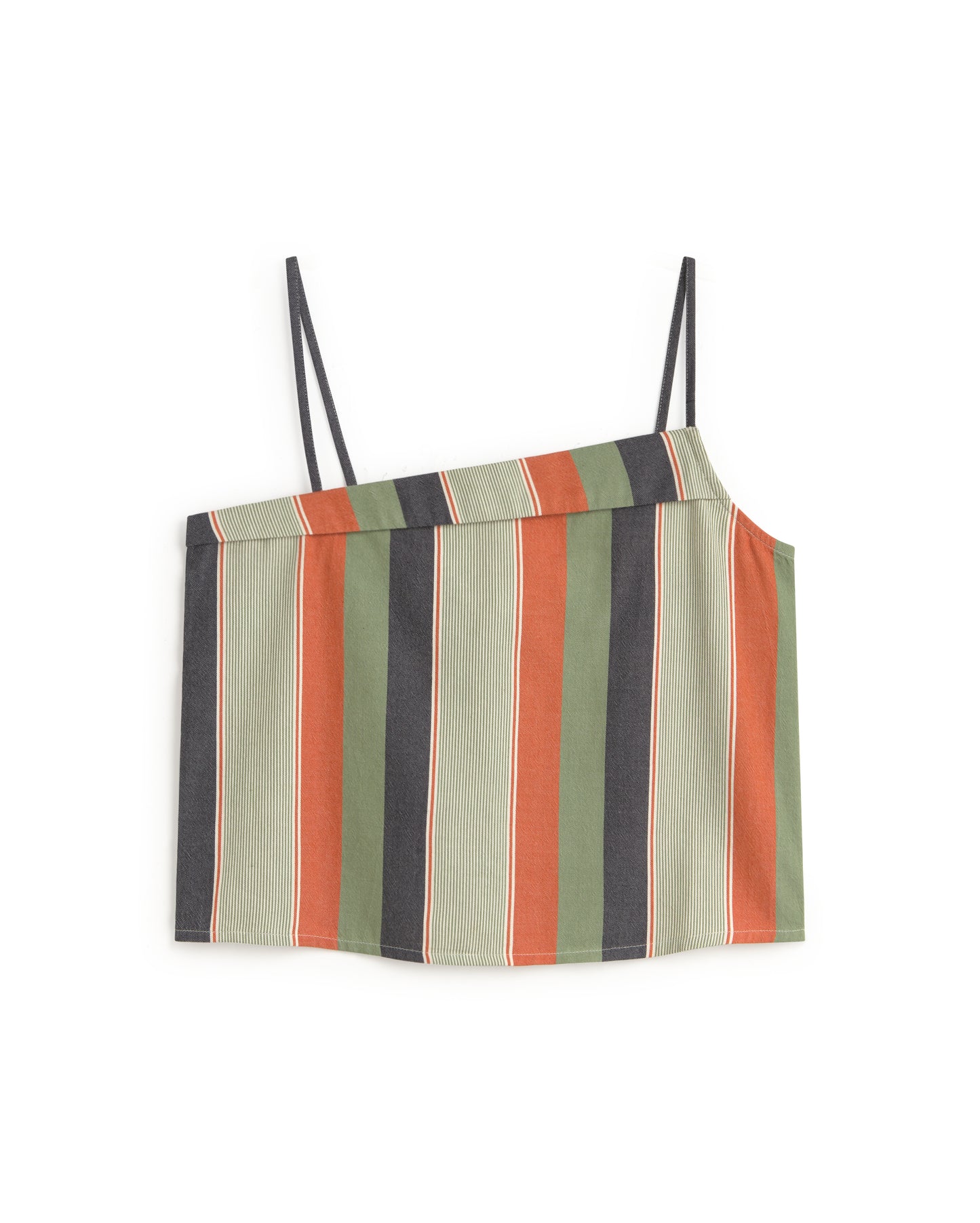 Top estampado rayas multicolor Raida sostenible silueta - 1