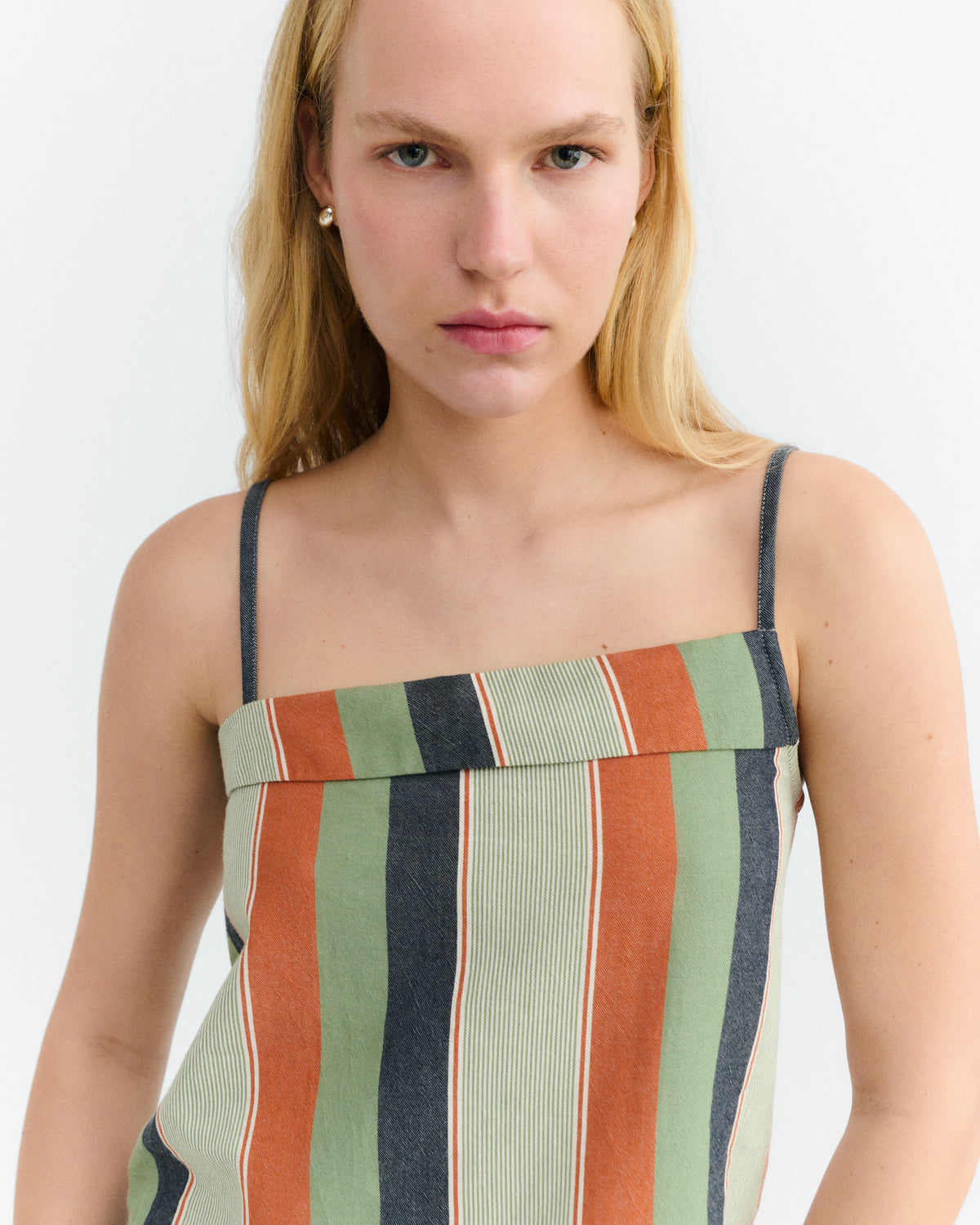 Top estampado rayas multicolor Raida sostenible - 3