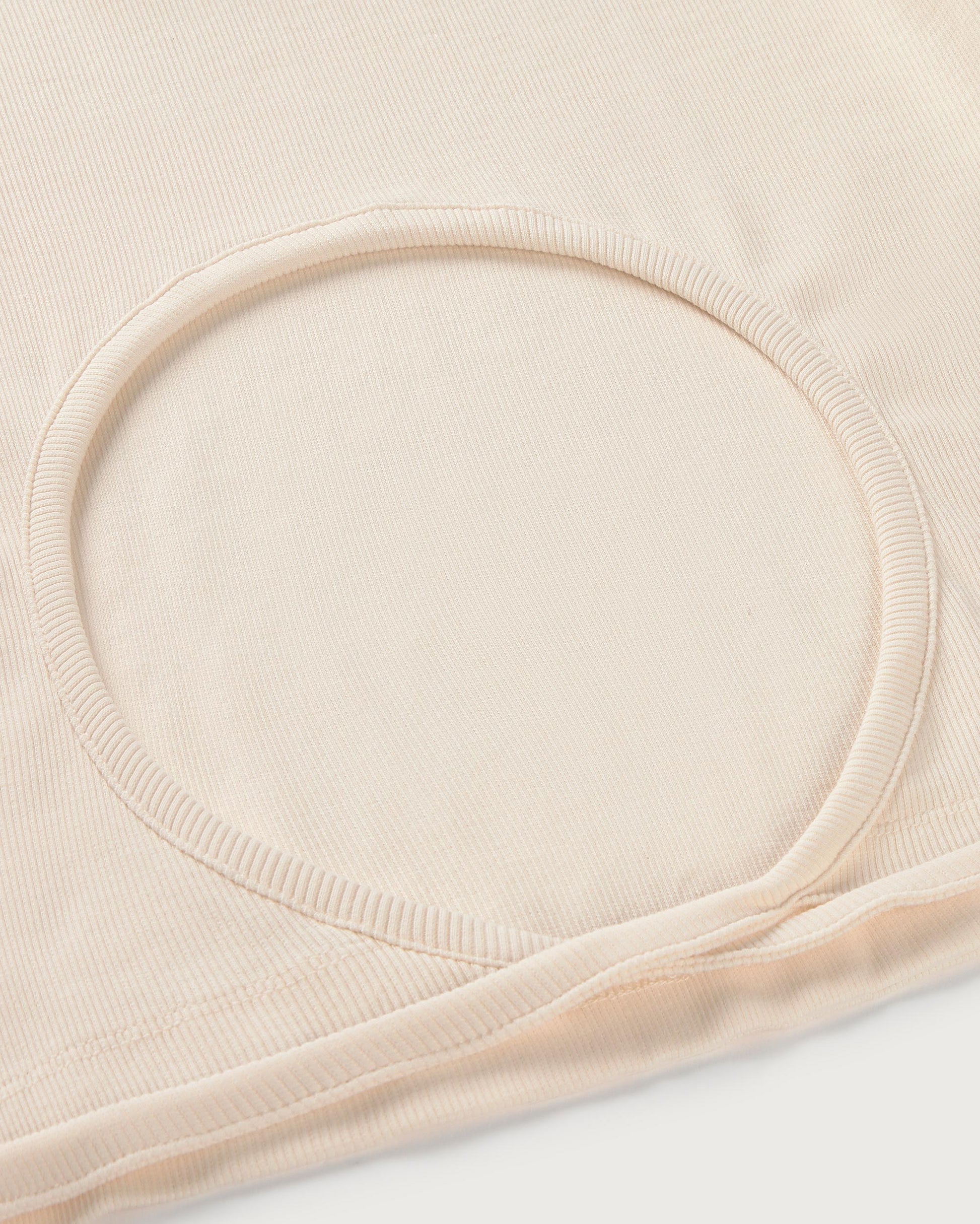 Top slim crudo lazo abertura espalda Rio sostenible silueta - 2