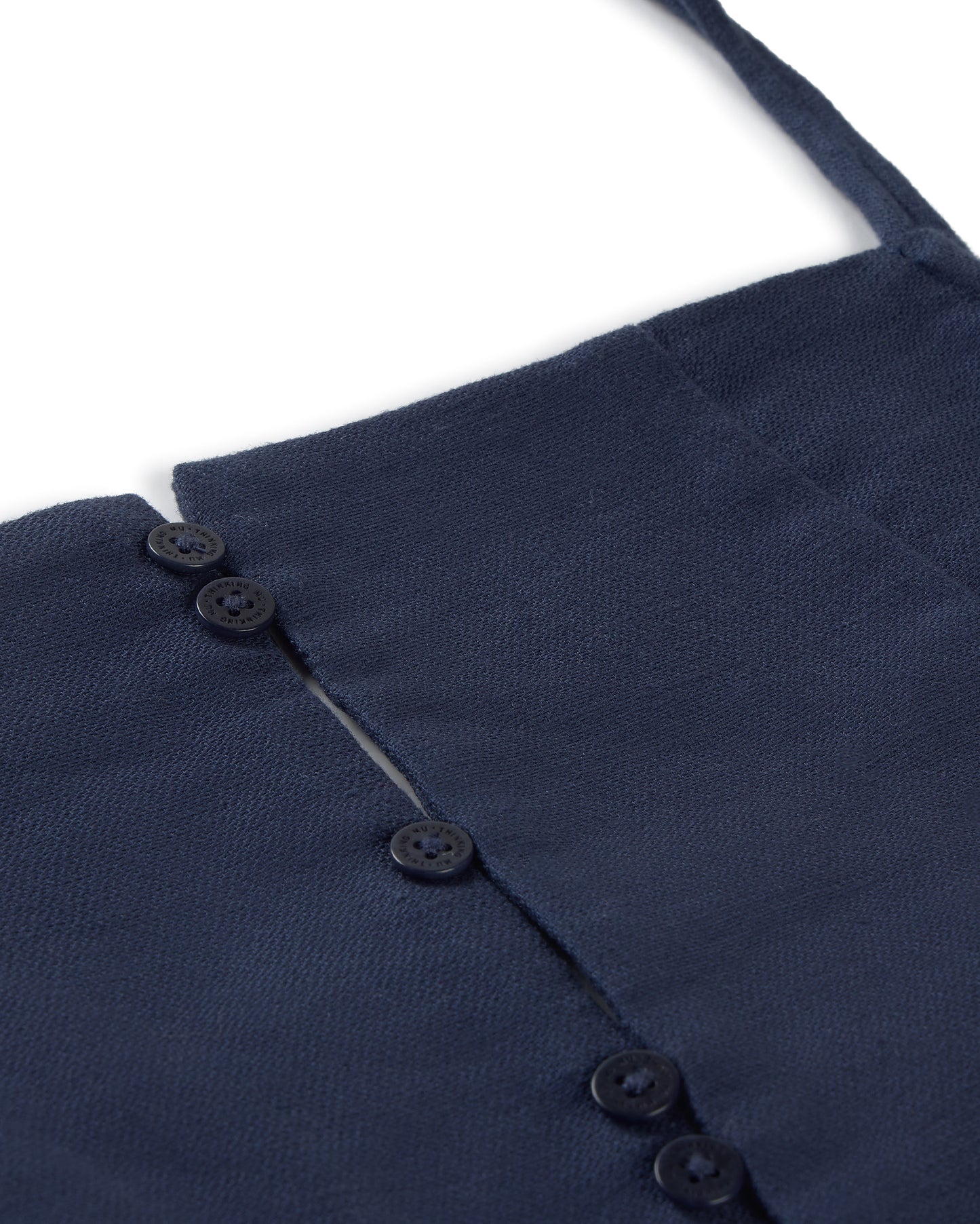 Top navy tirantes hemp Liora sostenible silueta - 2