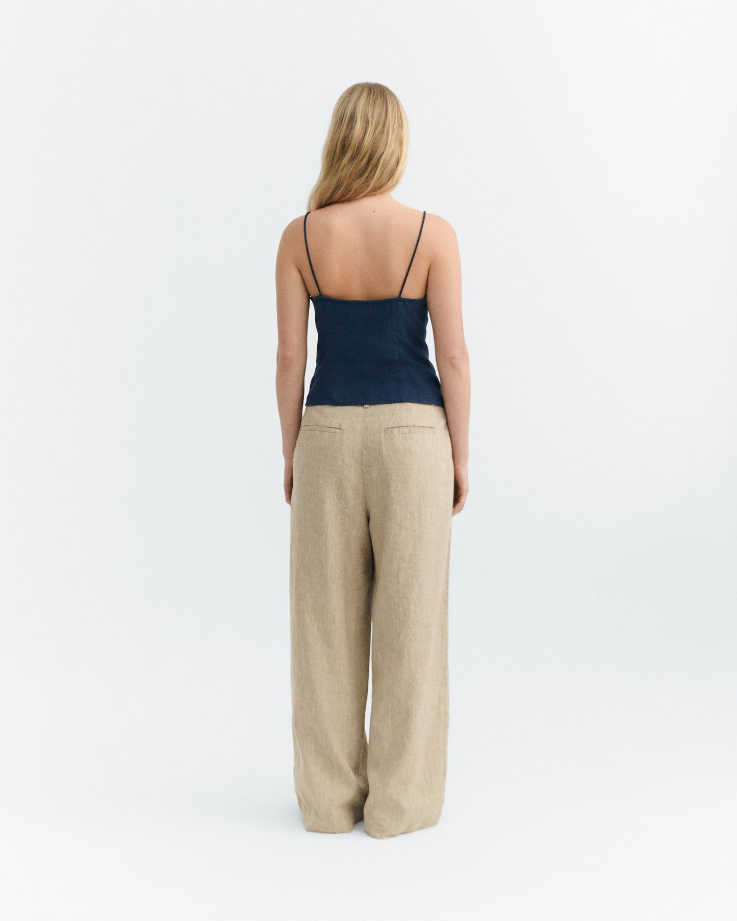 Top navy tirantes hemp Liora sostenible - 4