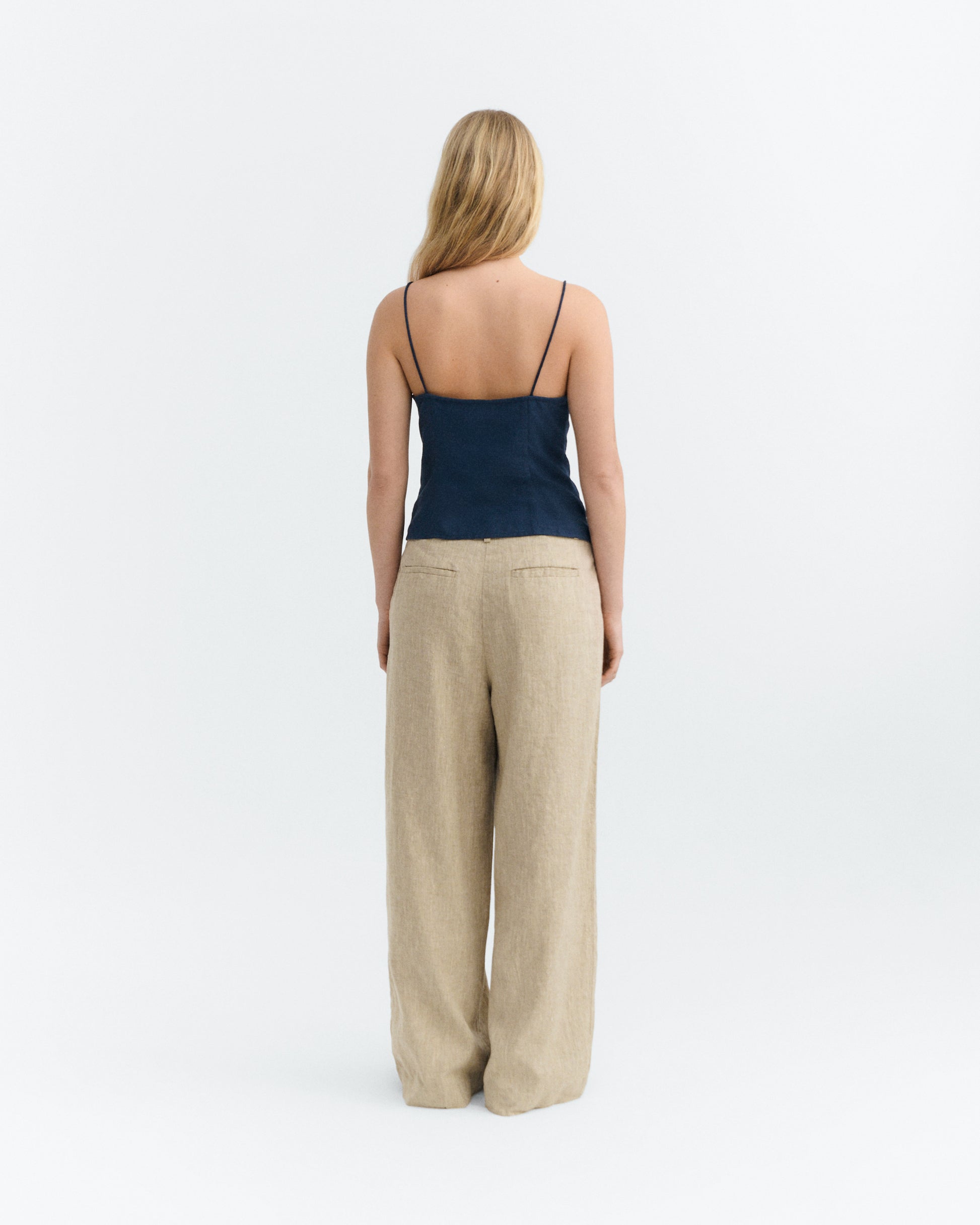 Top navy tirantes hemp Liora sostenible - 4