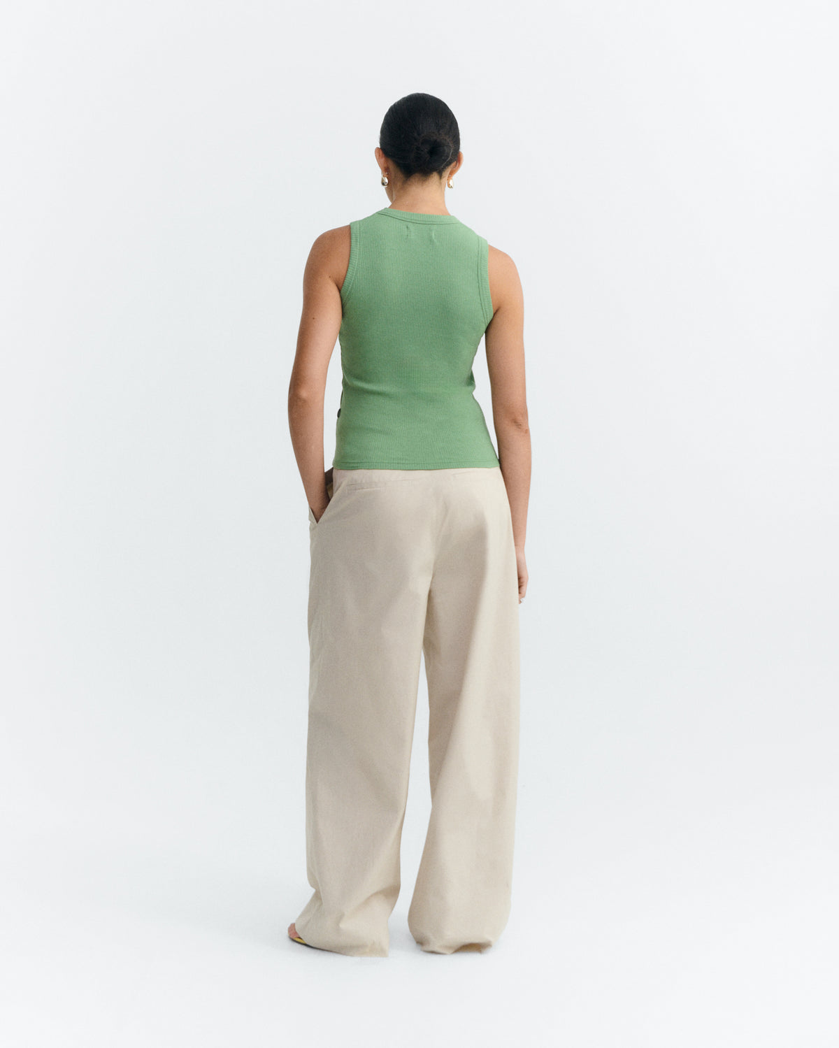 Tank top verde Juliette sostenible - 5