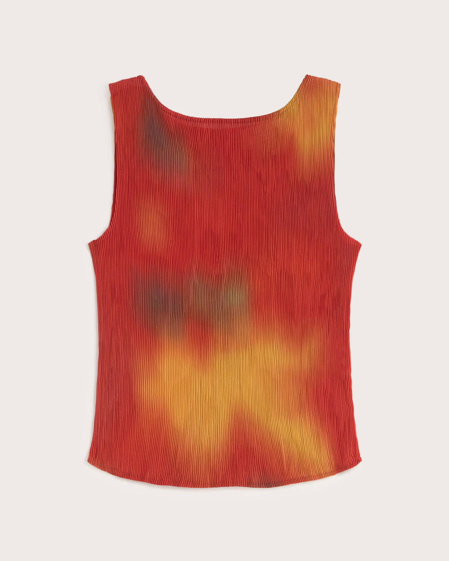 Top plisado rojo flowers Dora sostenible silueta - 1