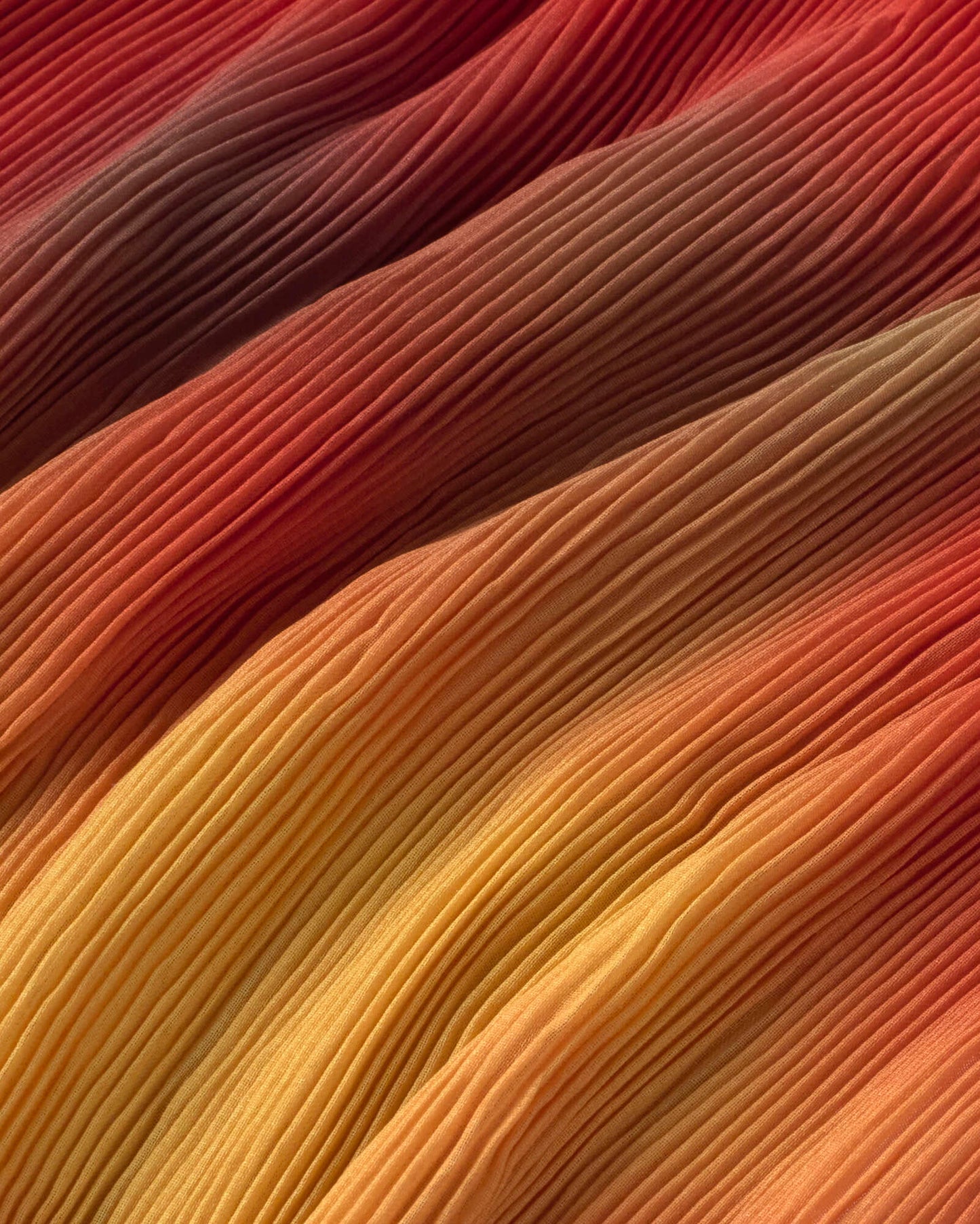 Top plisado rojo flowers Dora sostenible silueta - 2