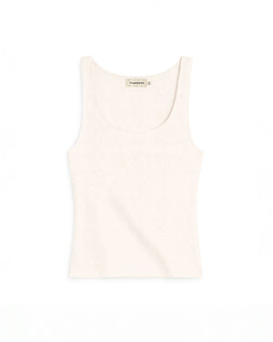Tank top crudo cashmere Silma - silueta 1