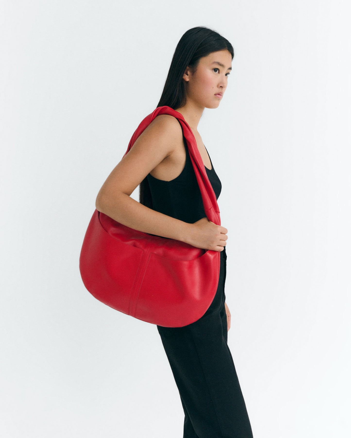 Tank top negro cashemere sostenible - 3