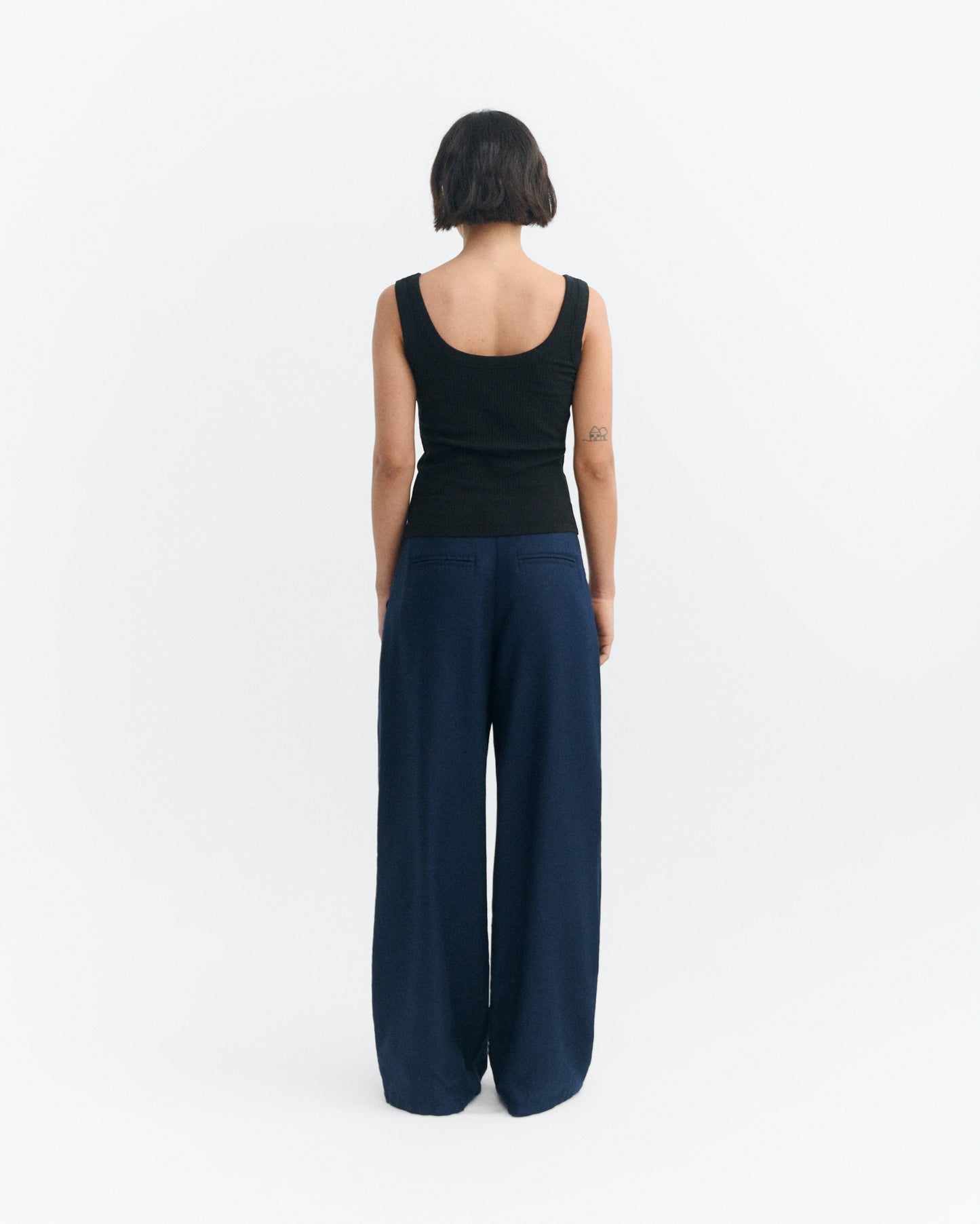 Top rib negro Julia sostenible - 5
