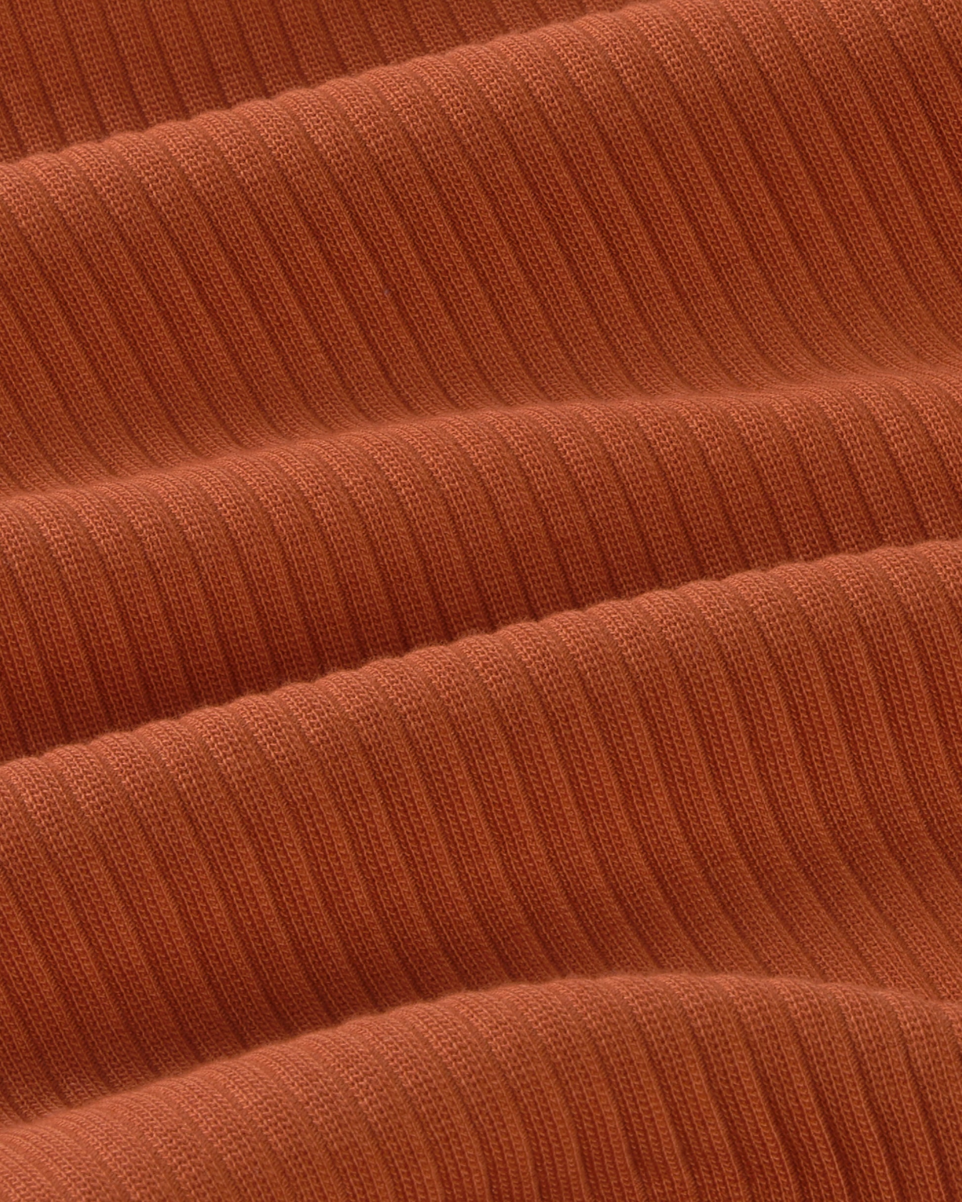 Top rib rojo Julia sostenible silueta - 2