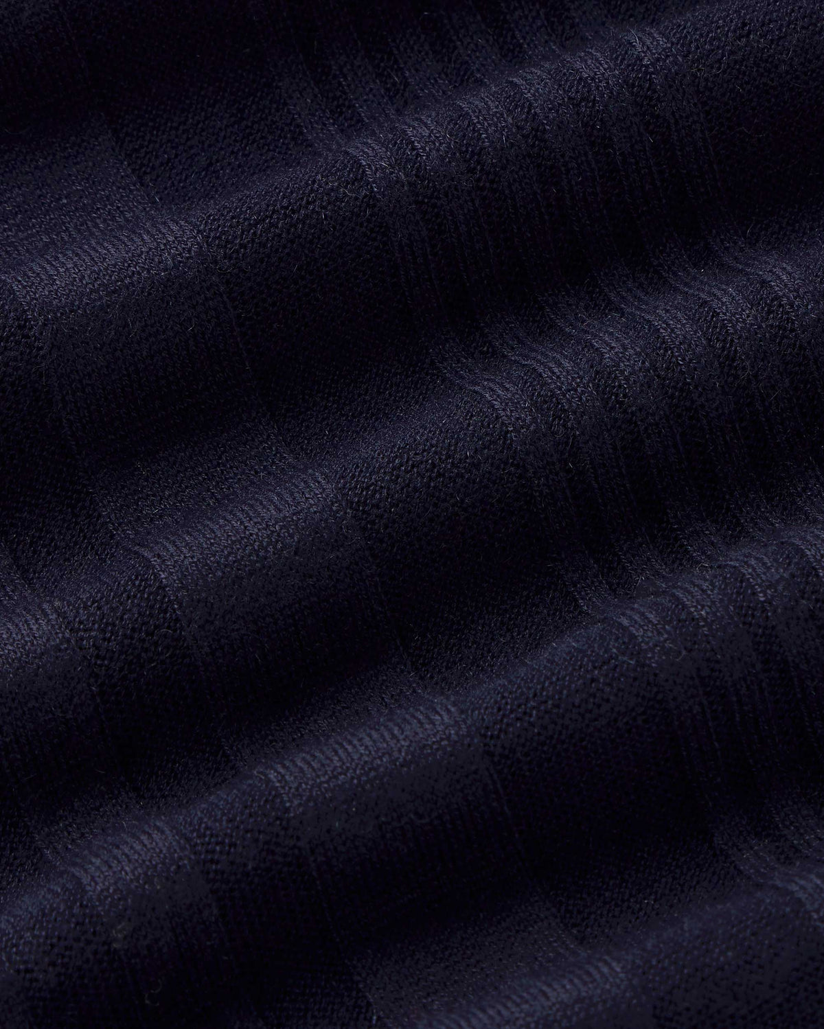 Top punto navy cashmere Dante sostenible silueta - 2