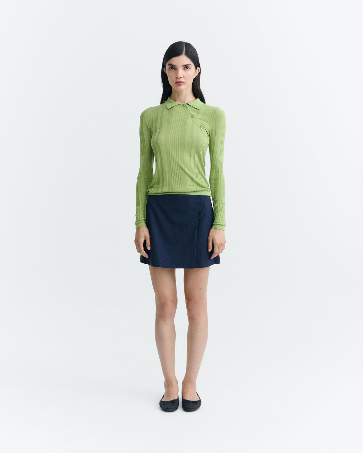 Top punto verde cashmere Dante sostenible - 1