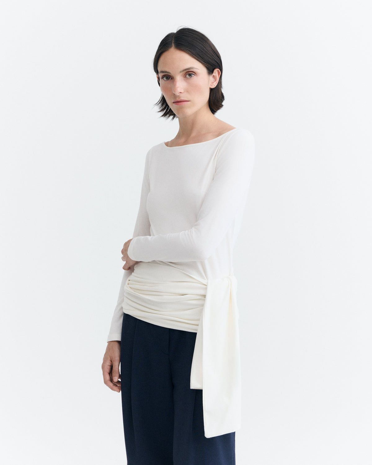 Top blanco Giulia sostenible - 2