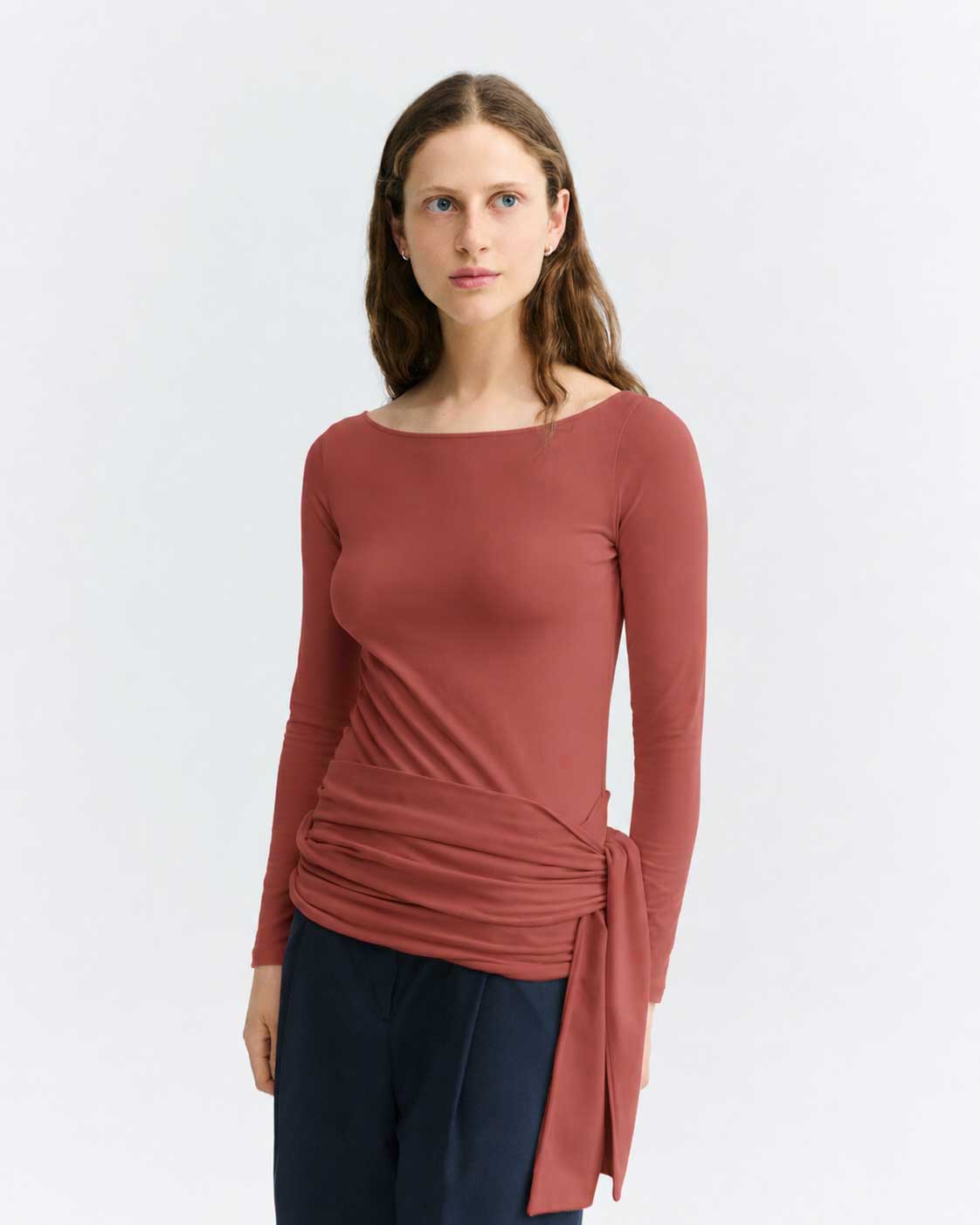 Top rojo Giulia sostenible - 5