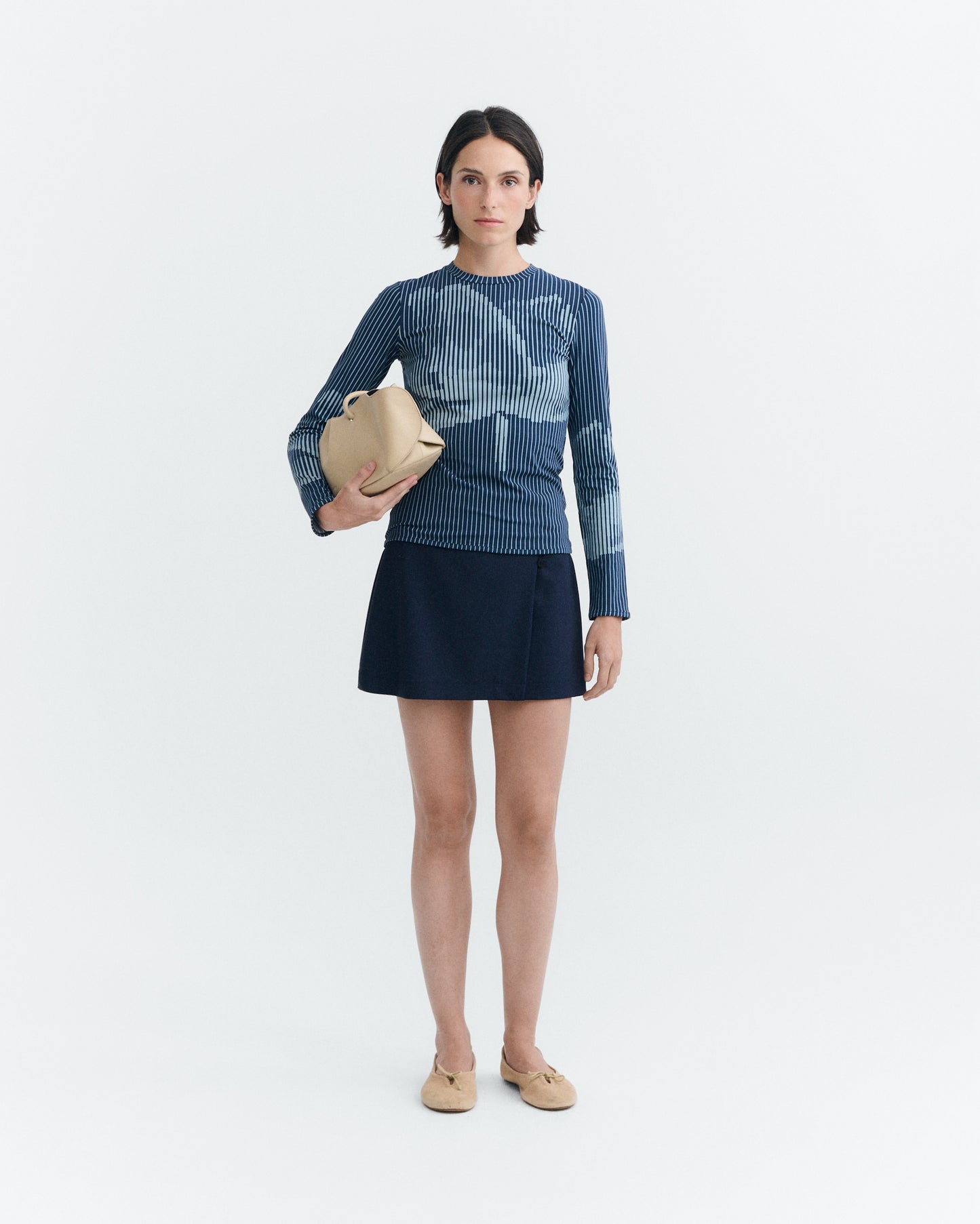 Top azul lotus Brisa sostenible - 1
