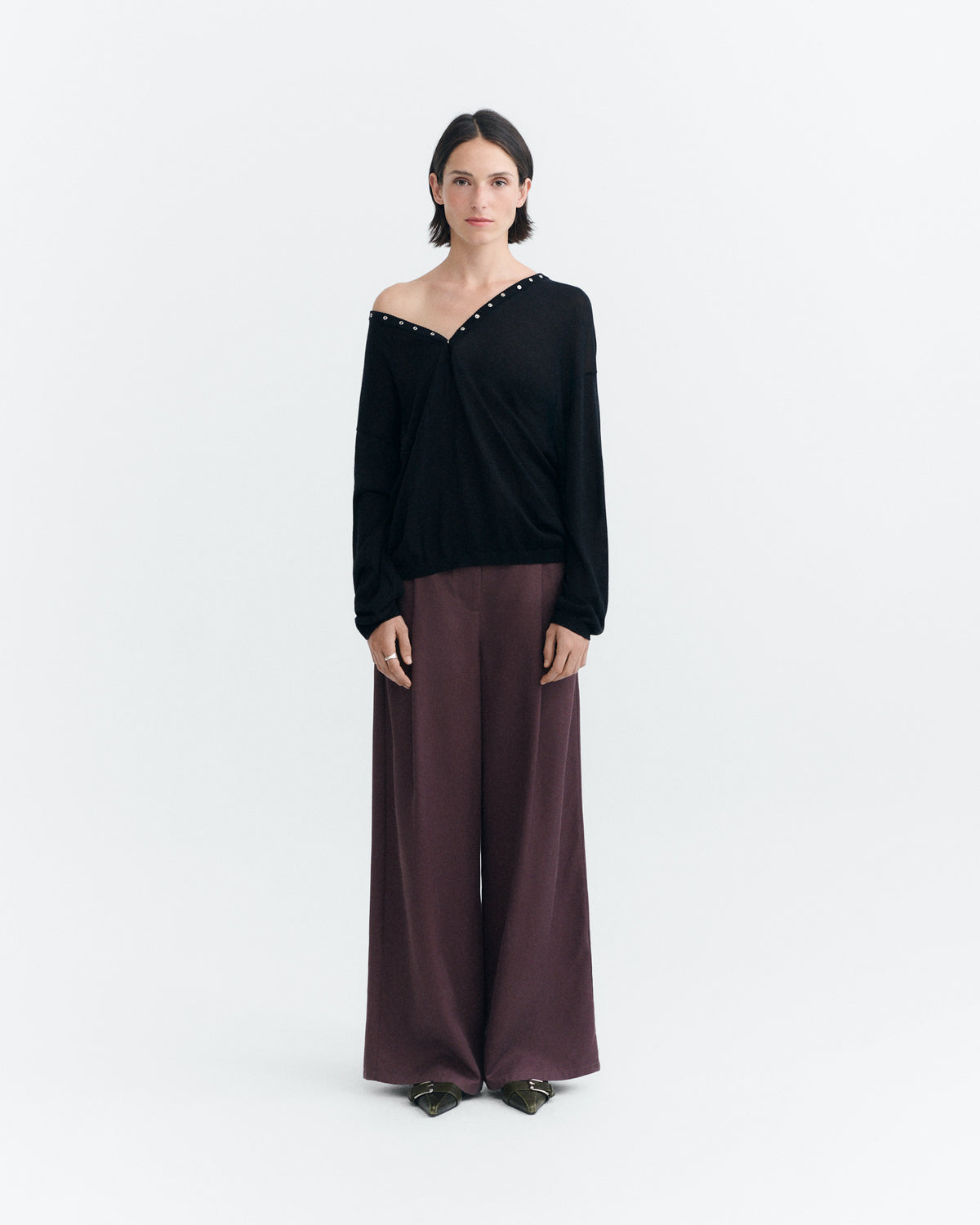 Top oversize punto Nicole sostenible - 1