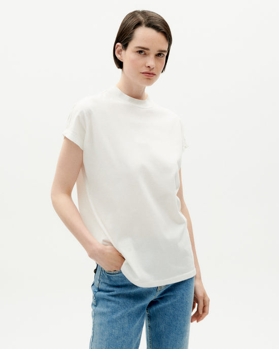 Camiseta blanca básica Volta sostenible - 1