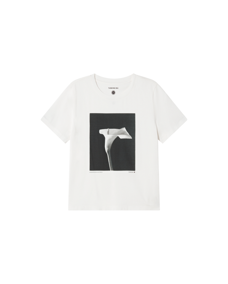 Camiseta blanca lily Ida sostenible -siluetax
