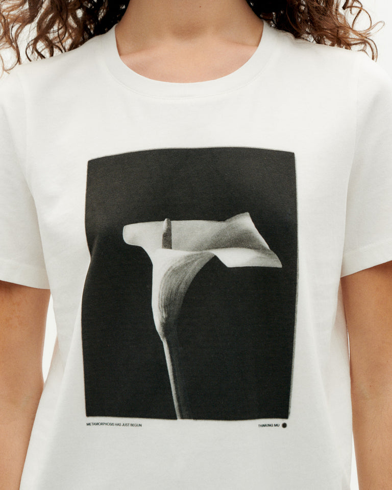 Camiseta blanca lily Ida sostenible -3
