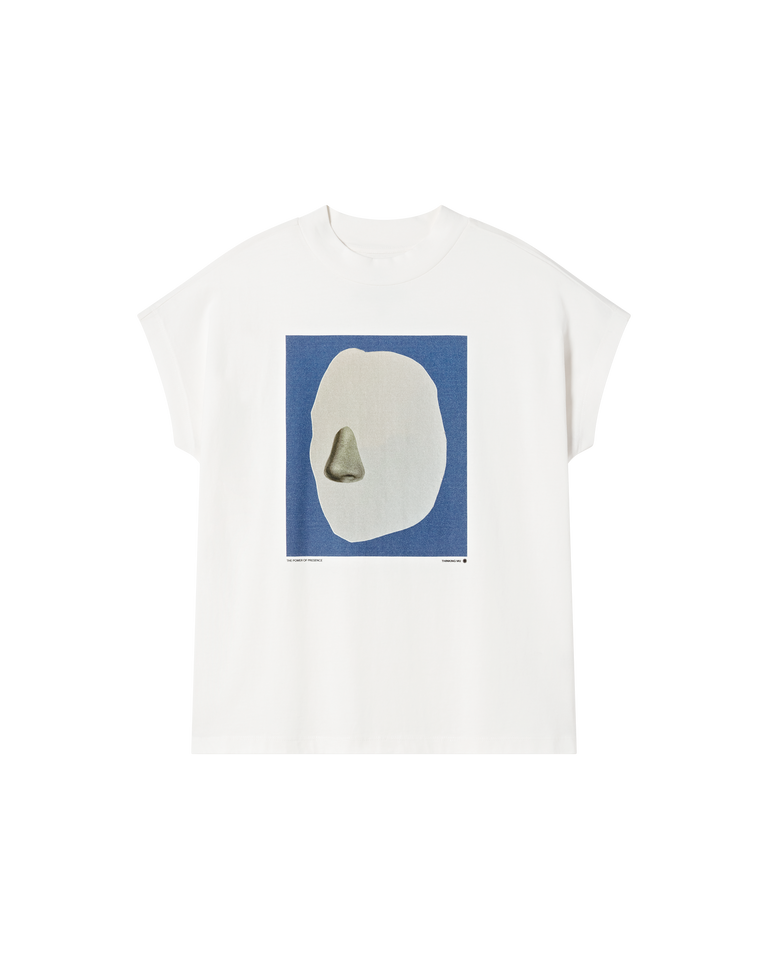 Camiseta blanca sense 2 Volta sostenible -siluetax
