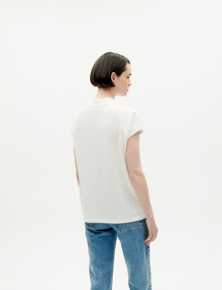 Camiseta blanca funghi Volta sostenible -4