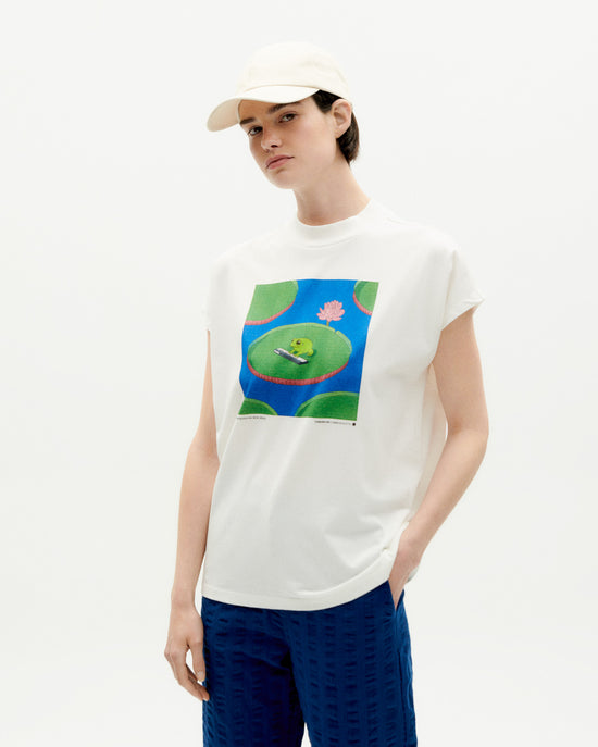 Camiseta blanca frog Volta sostenible -1