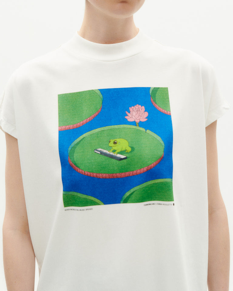 Camiseta blanca frog Volta sostenible -3