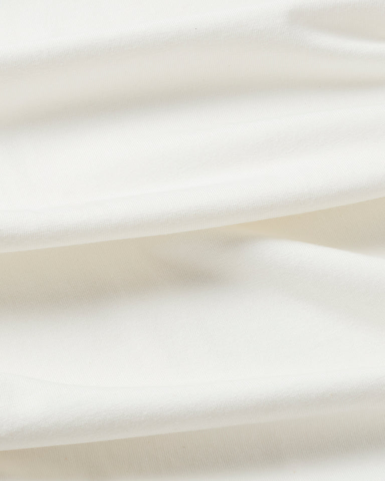 Camiseta blanca Ida sostenible -silueta2