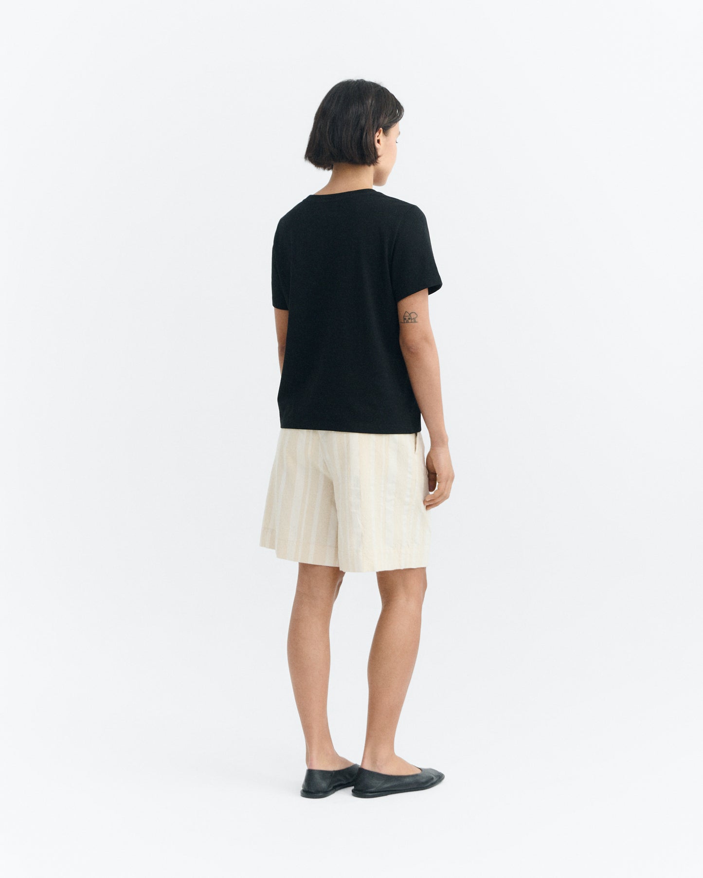 Camiseta negra Ida sostenible - 4