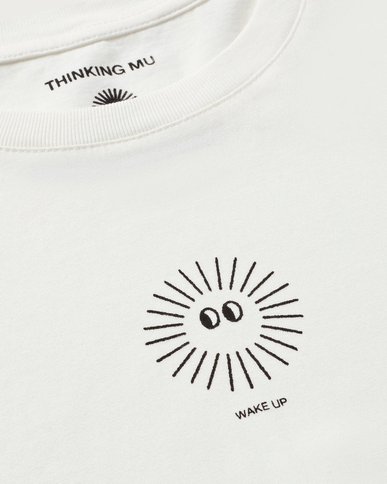 Camiseta blanca soleil Ida sostenible -silueta2