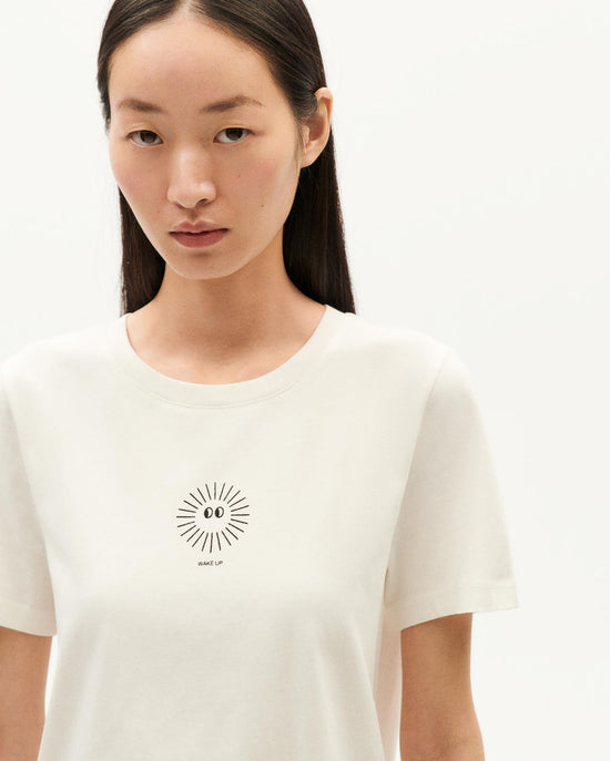 Camiseta blanca soleil Ida sostenible -2
