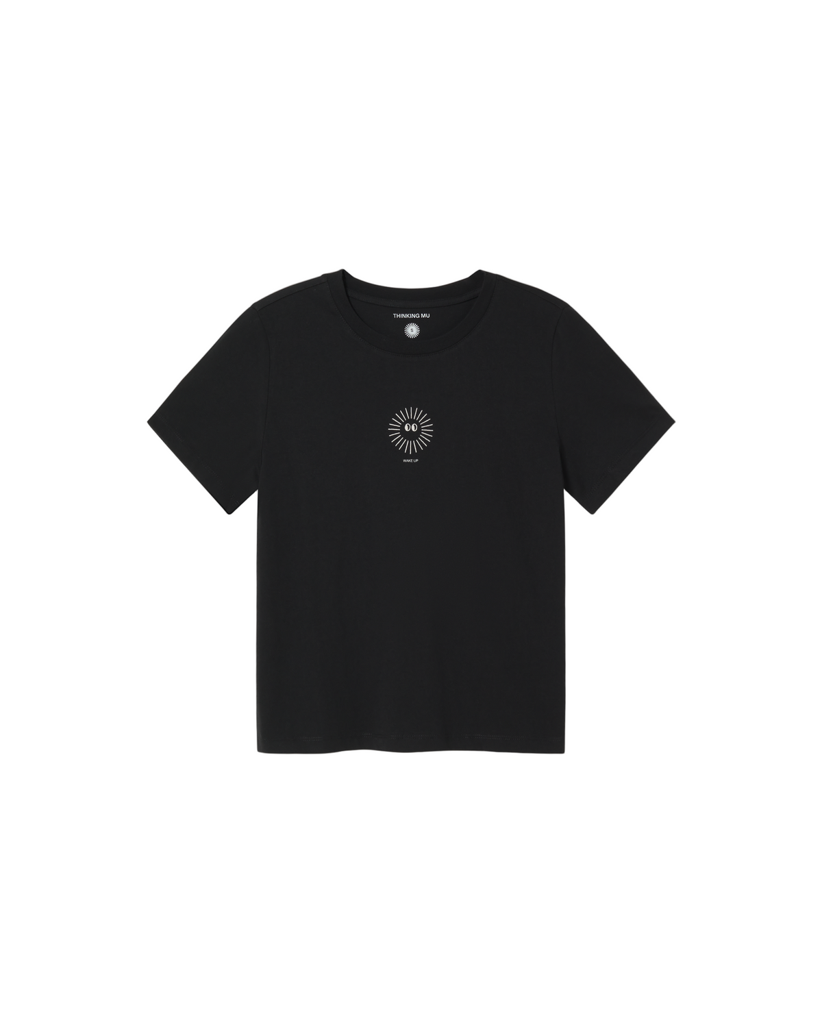 Camiseta negra soleil Ida - silueta 1