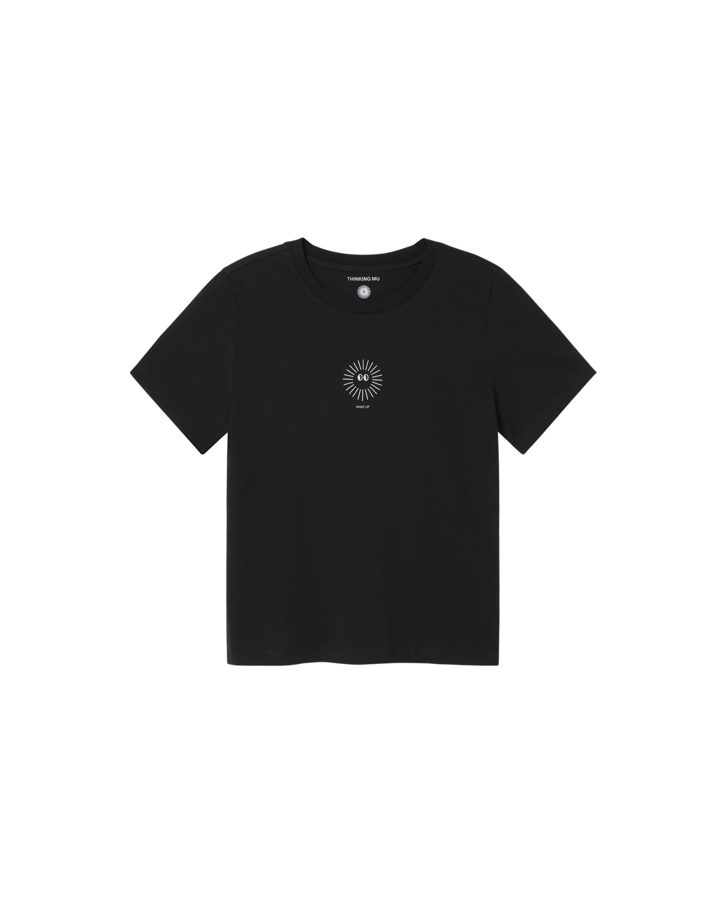 Camiseta negra soleil Ida - silueta 1