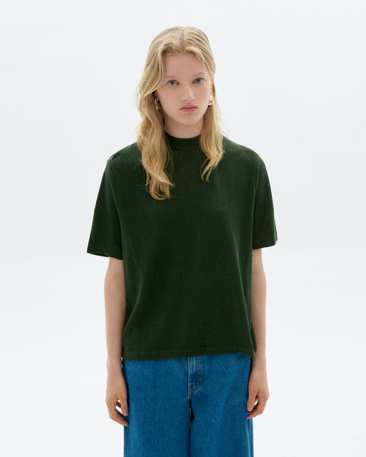 Camiseta verde hemp Aidin sostenible - 1
