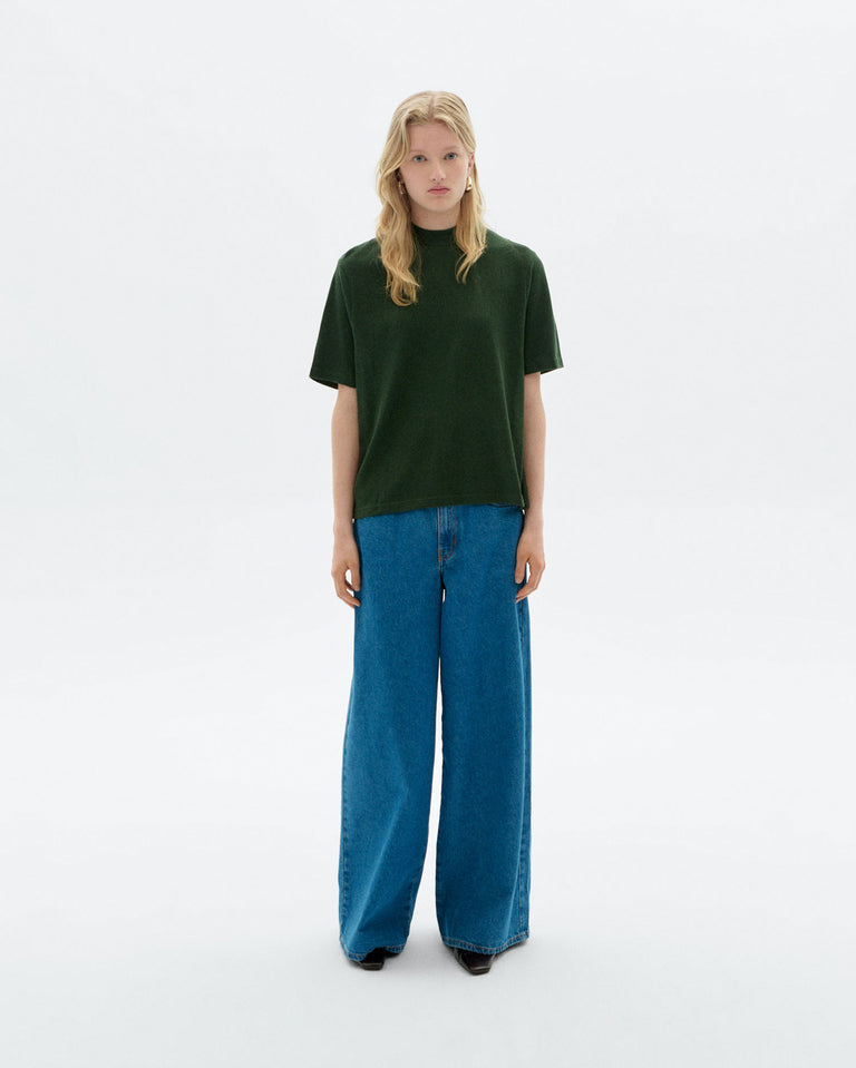 Camiseta verde hemp Aidin sostenible - 2