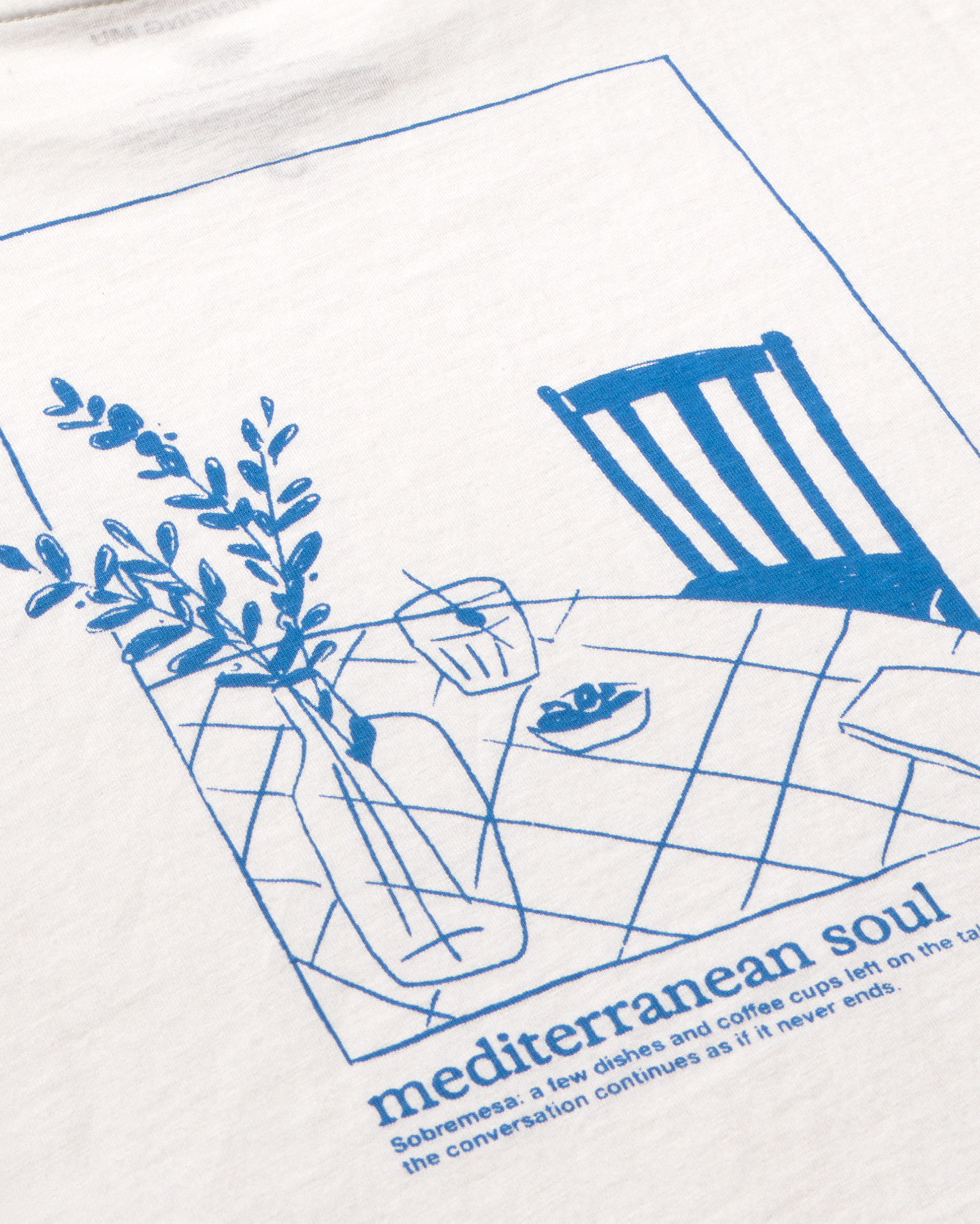 Camiseta blanca sobremesa Lucia sostenible - silueta 2