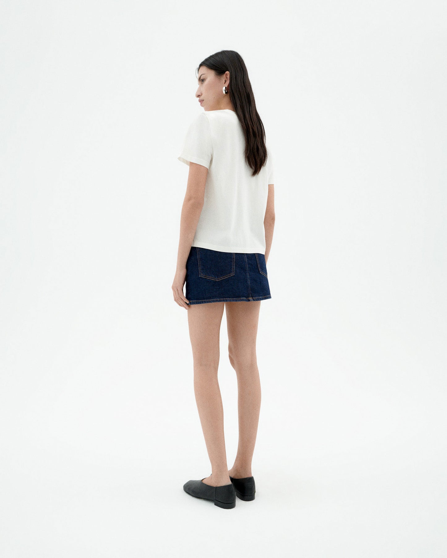 Camiseta blanca chiringuito Ida sostenible -4