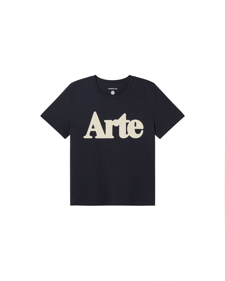 Camiseta navy arte Ida sostenible-silueta-1