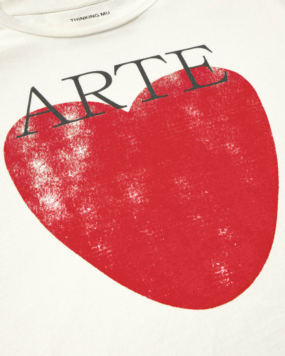 Camiseta blanca art love Emily sostenible - silueta 2