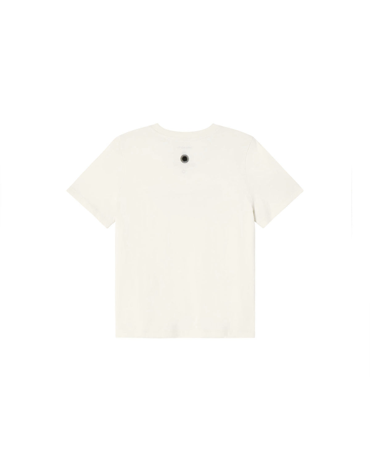 Camiseta blanca classic sol Ida sostenible - silueta 2