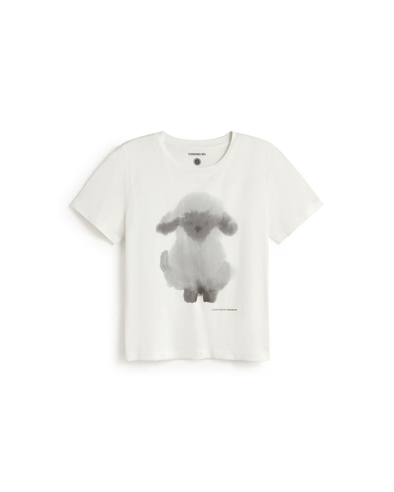 Camiseta cloud sheep Ida sostenible silueta - 1