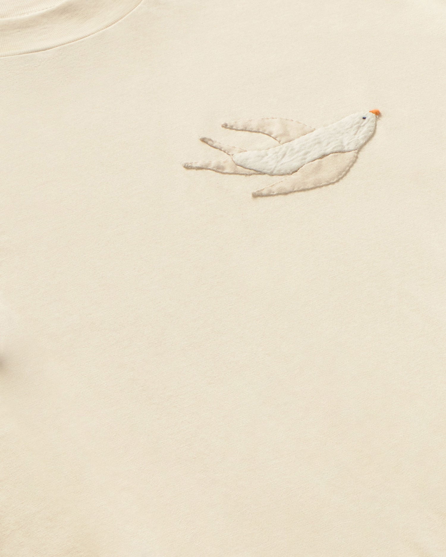 Camiseta bordada a mano bird Volta sostenible silueta - 2