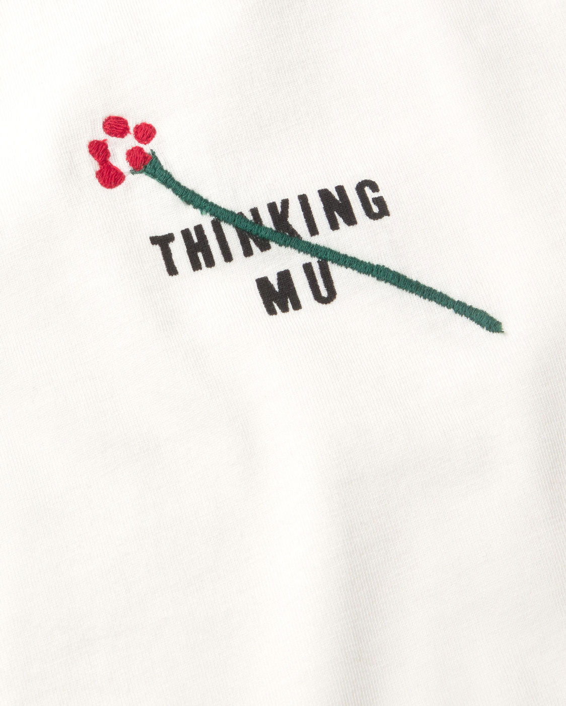 Camiseta bordada flor TM Lucia sostenible silueta - 2