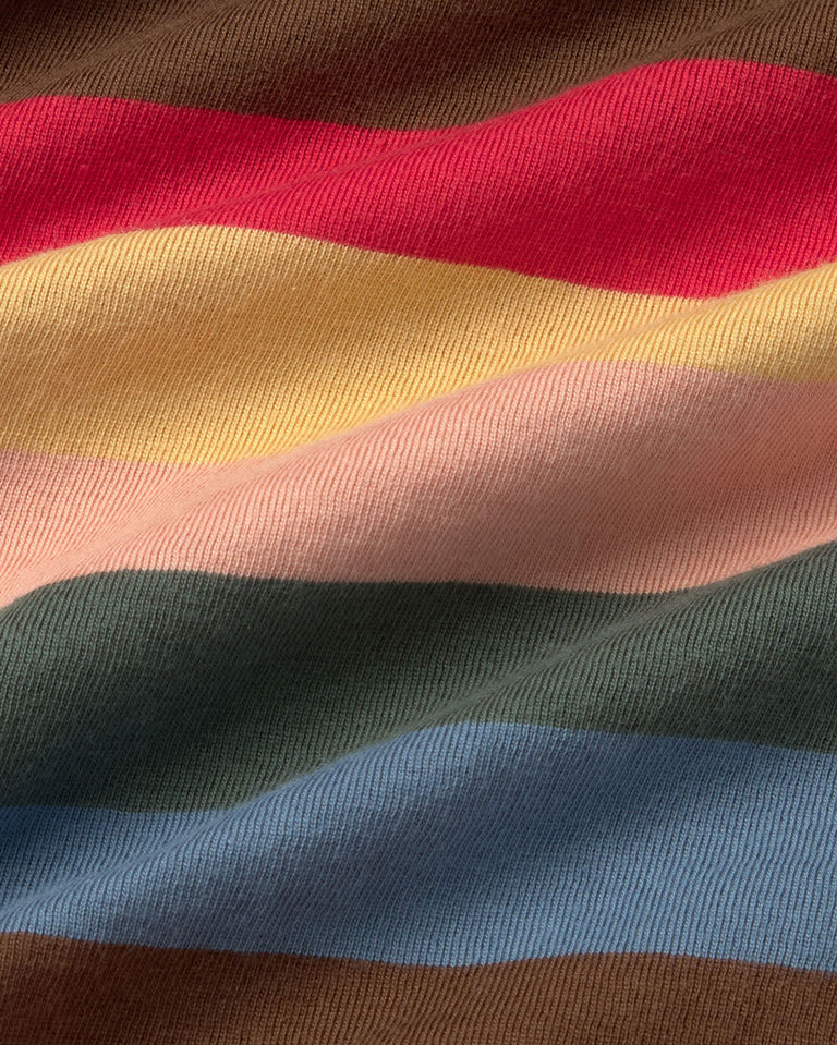 Camiseta manga larga rayas Emily sostenible silueta - 2